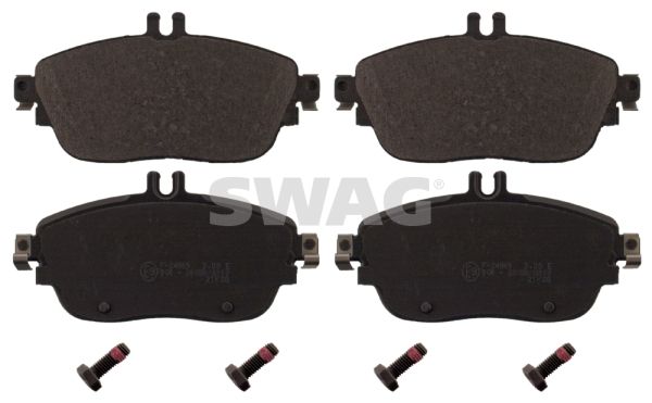 set placute frana,frana disc 10 91 6870 SWAG